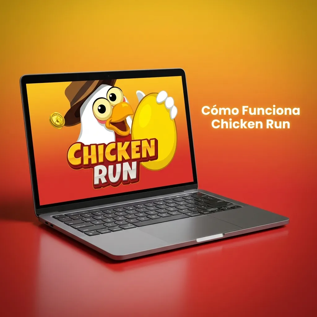 Chicken running across screen with increasing multiplier display and cash-out button in betting game interface