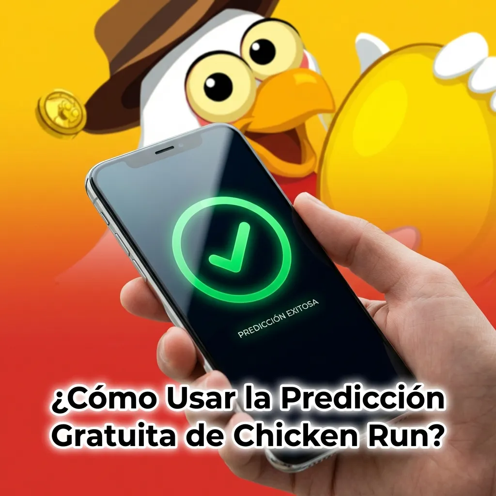 Person using Chicken Run Predictor app on smartphone showing casino selection and betting analysis interface