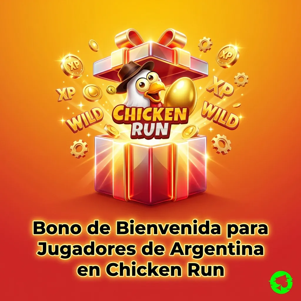Bono de bienvenida 100% hasta $100 USD para jugadores argentinos en Chicken Run casino con depósito mínimo de $500 ARS.