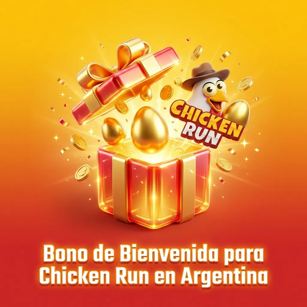 Welcome bonus for Chicken Run casino game in Argentina showing deposit requirements and promotional terms