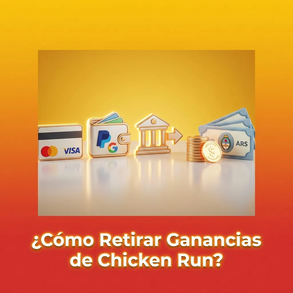 Person withdrawing winnings from Chicken Run casino app on mobile phone showing cash-out steps and payment methods