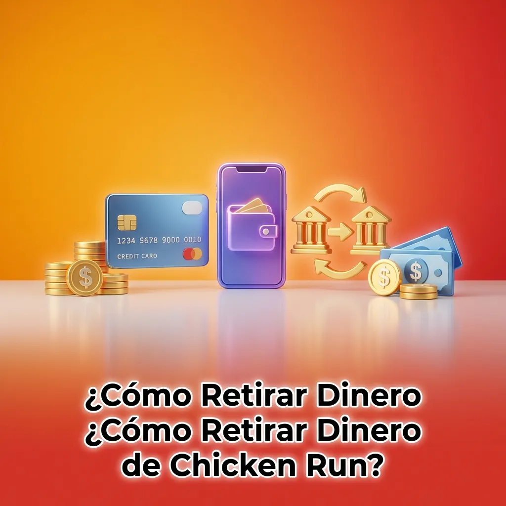 Pasos para retirar dinero de Chicken Run: verificación de cuenta, acceso al perfil, selección de método y monto de retiro