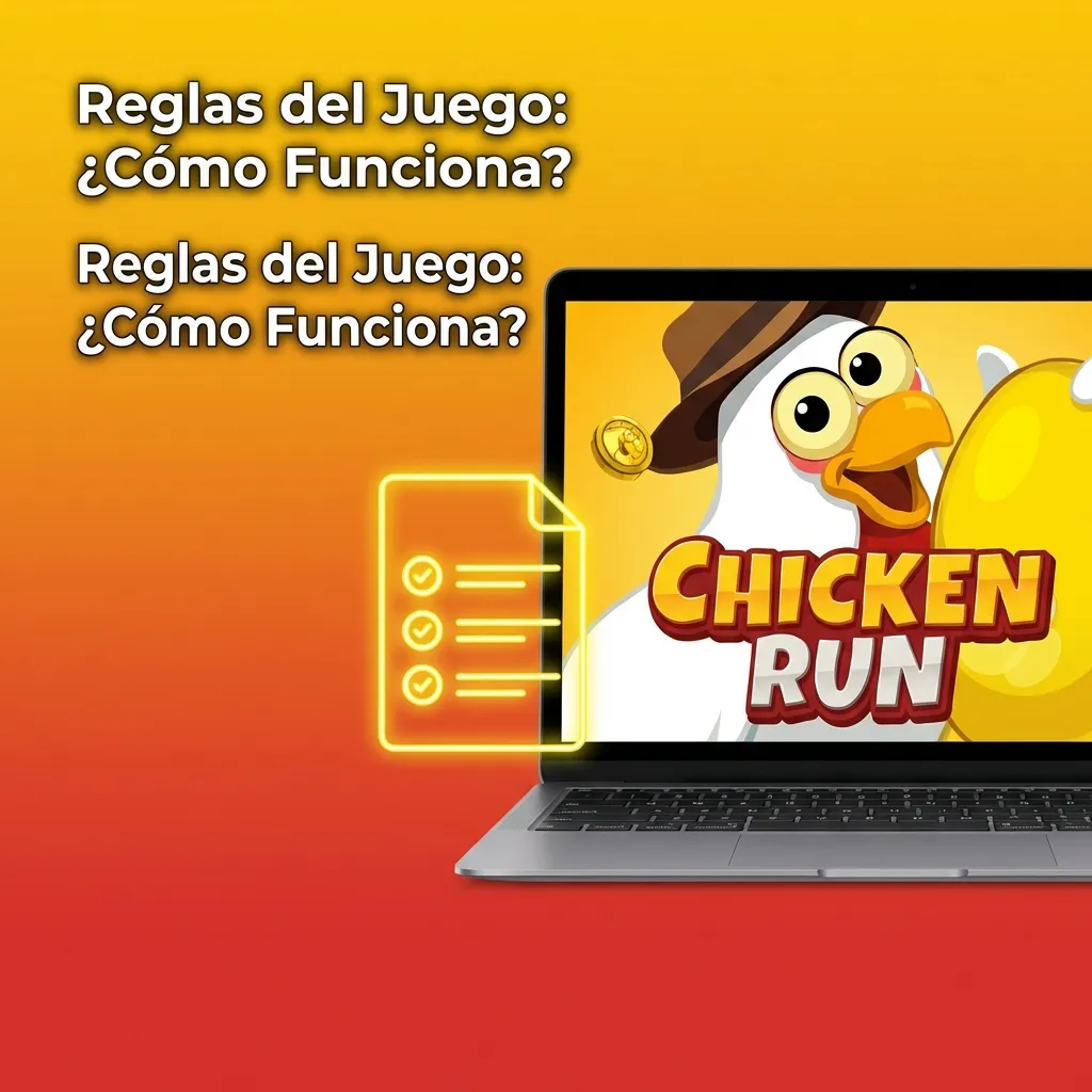 Pollo cruzando con multiplicador creciente en pantalla de juego Chicken Run mostrando mecánica de apuesta y retiro
