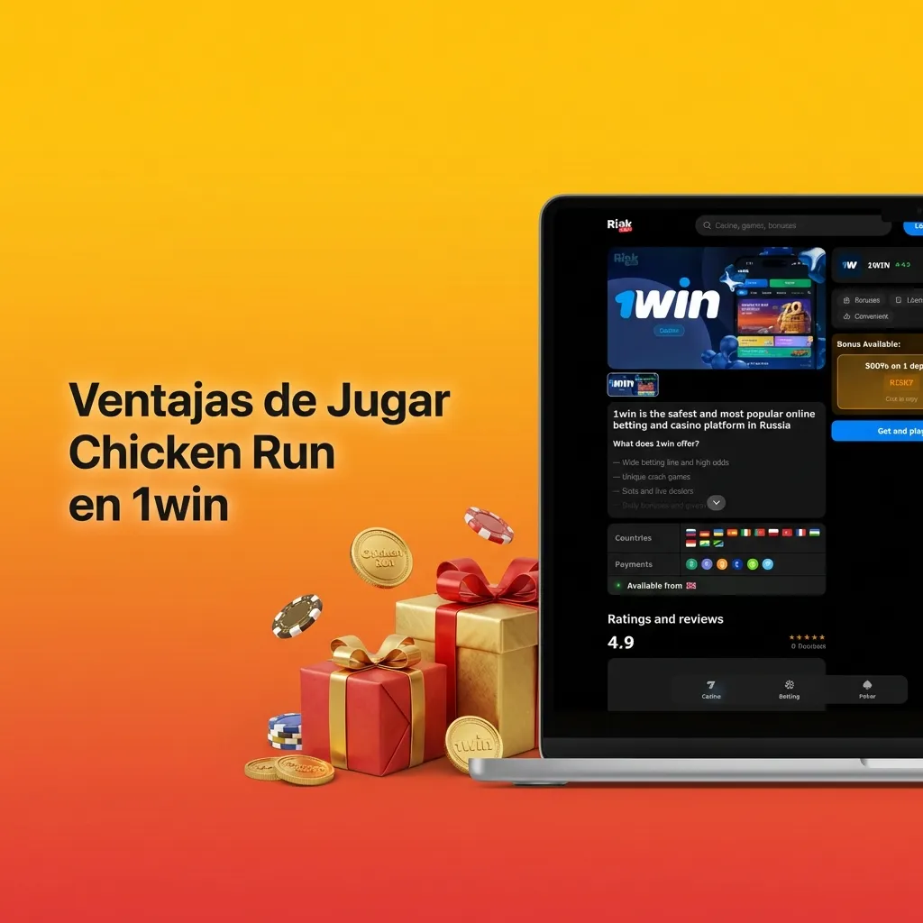 Chicken Run game interface on 1win showing live chat, statistics panel, and dual betting options with 97% RTP display